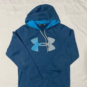 Under Armor sweatshirt/hoodie blue loose fit size Small men’s.